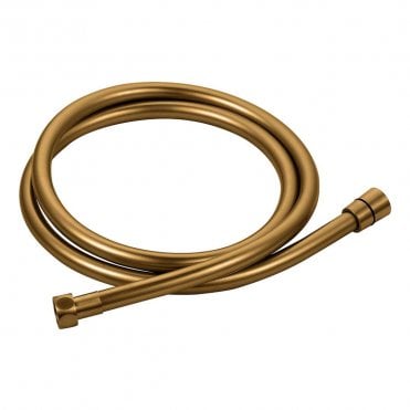 1.5m Easy Clean PVC Shower Hose - Brushed Bronze