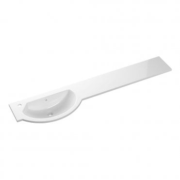 1544mm Slim Round One-Piece Basin & Overflow Ring