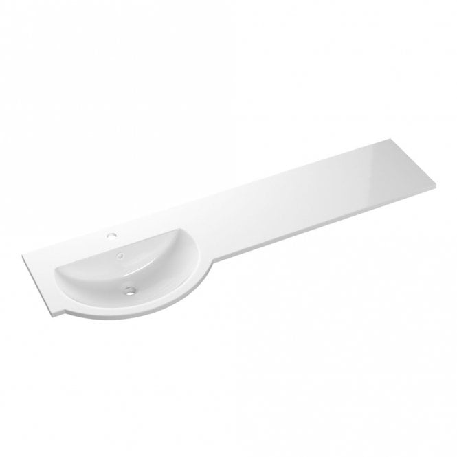 Dove Bathrooms 1544mm Standard Round One-Piece Basin & Overflow Ring