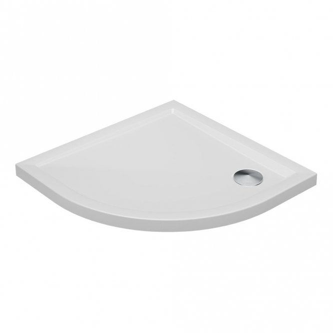 Dove Bathrooms 40mm Low Profile 800mm x 800mm Quadrant Tray & Waste