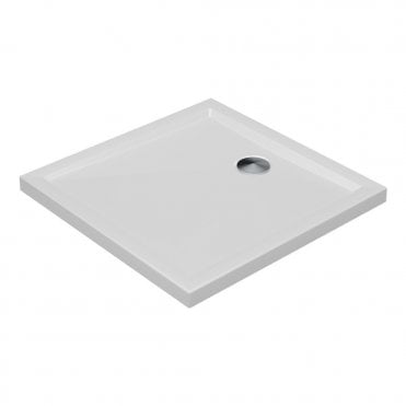 40mm Low Profile 800mm x 800mm Square Tray & Waste
