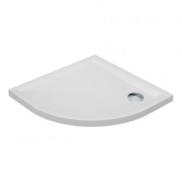 40mm Low Profile 900mm x 900mm Quadrant Tray & Waste