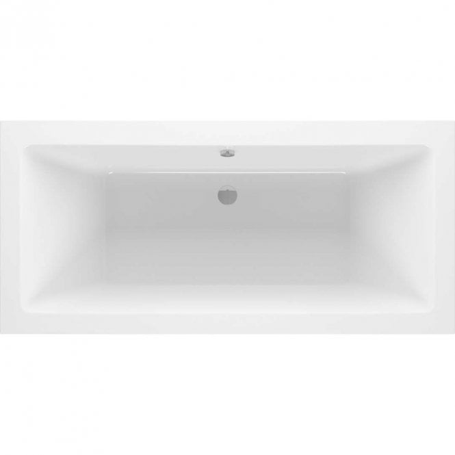 Dove Bathrooms Abbot Square Supercast 1700mm x 700mm 0TH Double Ended Bath with Legs