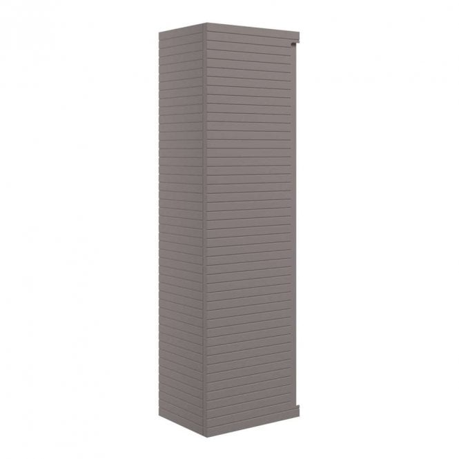 Dove Bathrooms Aire 350mm Wall Hung 1 Door Tall Unit - Matt Taupe