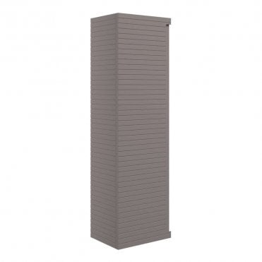 Aire 350mm Wall Hung 1 Door Tall Unit - Matt Taupe