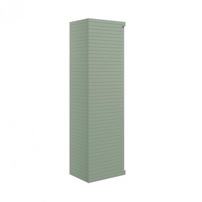 Dove Bathrooms Aire 350mm Wall Hung 1 Door Tall Unit - Matt Willow Green