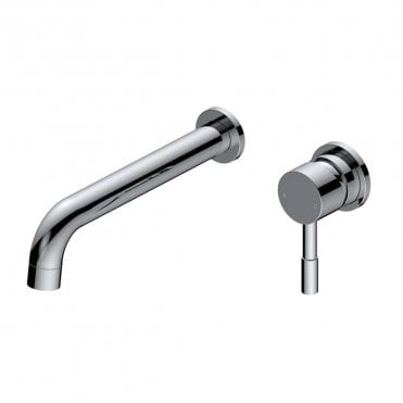 Anna 220mm Wall Mounted Basin Mixer - Chrome