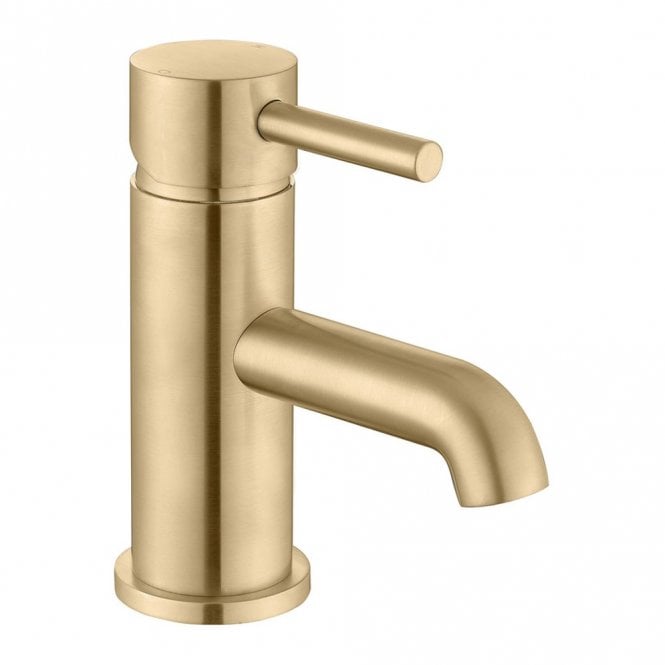 Dove Bathrooms Anna Basin Mixer Tap & Waste - Brushed Brass