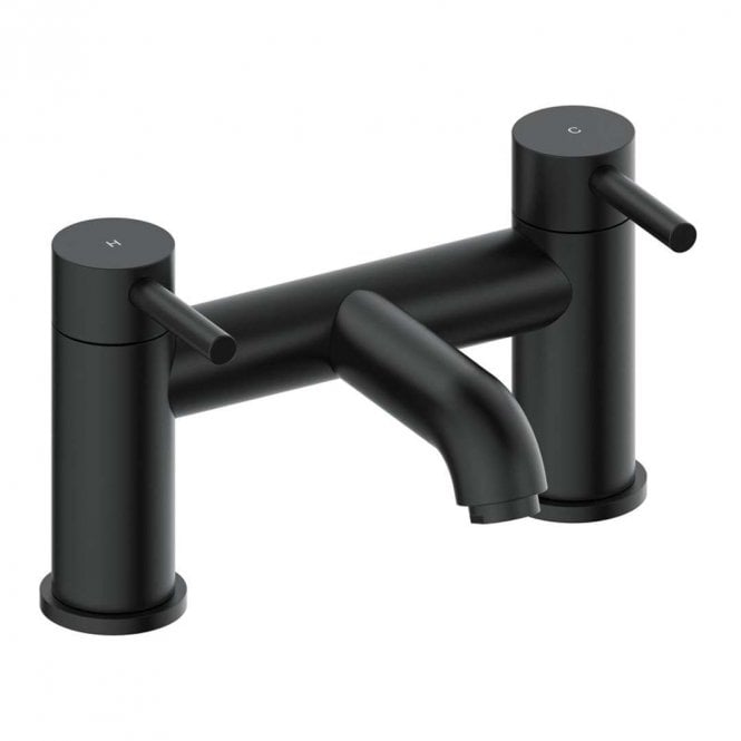 Dove Bathrooms Anna Bath Filler - Matt Black