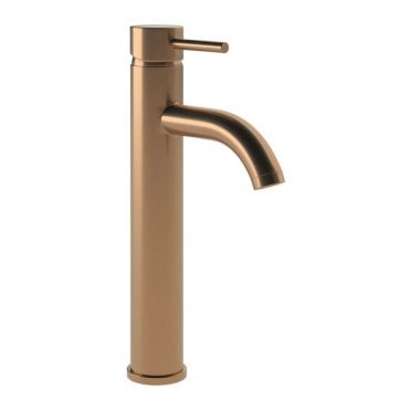 Anna Tall Basin Mixer - Brushed Bronze