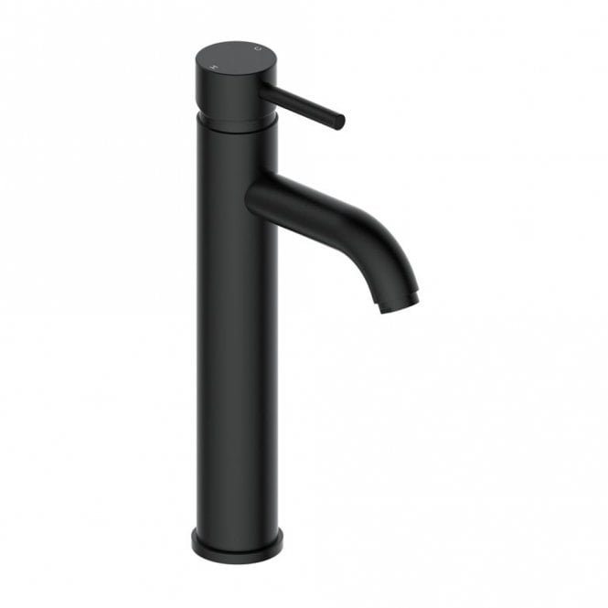 Dove Bathrooms Anna Tall Basin Mixer - Matt Black