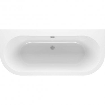 Aqua Back To Wall 1700mm x 750mm 0TH Bath with Legs