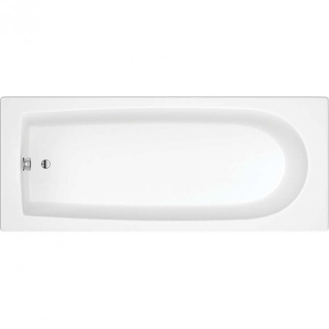 Dove Bathrooms Aqua Round Supercast 1600mm x 700mm 0TH Single Ended Bath with Legs