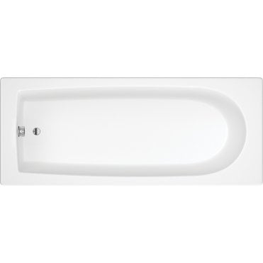 Aqua Round Supercast 1700mm x 750mm 0TH Single Ended Bath with Legs