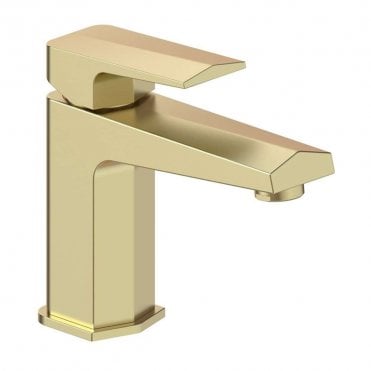 Arlo Basin Mixer & Waste - Brushed Brass