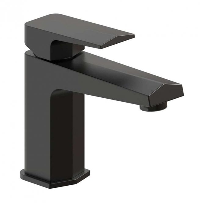 Dove Bathrooms Arlo Basin Mixer & Waste - Matt Black