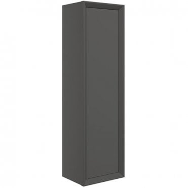 Austin 345mm Wall Hung 1 Door Tall Storage Unit - Matt Clay