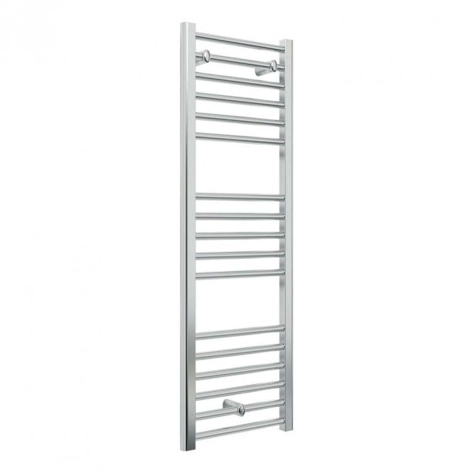Dove Bathrooms Azura 1200mm x 400mm Chrome Straight Heated Ladder Rail