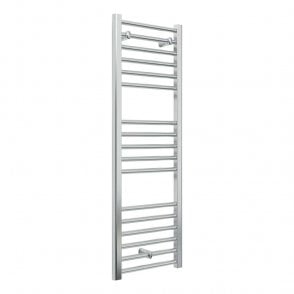 Azura 1200mm x 400mm Chrome Straight Heated Ladder Rail
