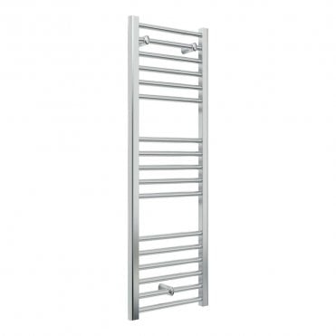 Azura 1200mm x 400mm Chrome Straight Heated Ladder Rail