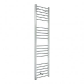 Azura 1600mm x 400mm Chrome Straight Heated Ladder Rail