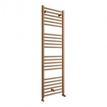 Azura 1600mm x 500mm Brushed Bronze Straight Heated Ladder Rail