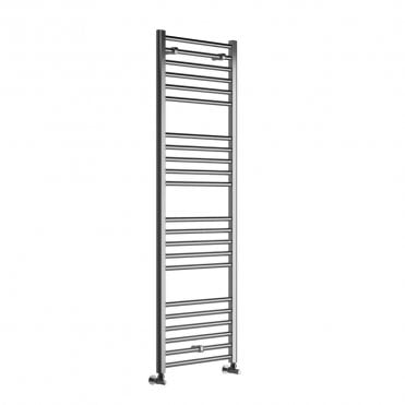 Azura 1600mm x 600mm Chrome Straight Heated Ladder Rail