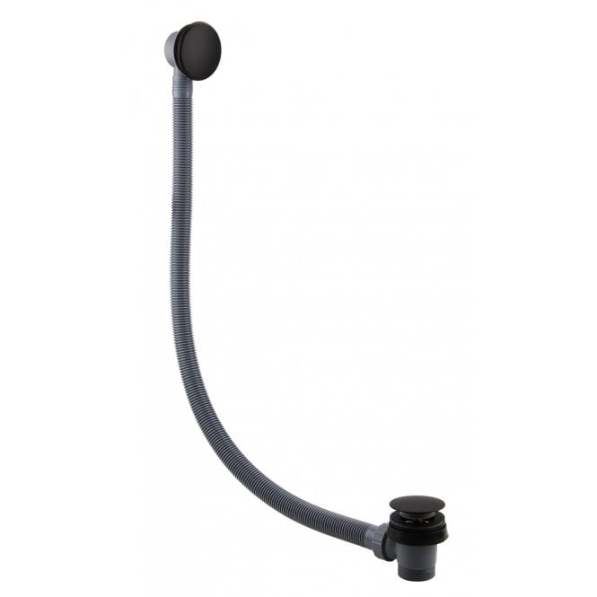Dove Bathrooms Bath Waste - Matt Black