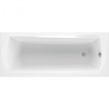 Batten D Shape 1700mm x 700mm 2TH Single Ended Bath with Legs