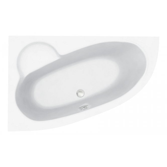 Dove Bathrooms Belle 1500mm x 950mm 0TH Offset Corner Bath with Legs