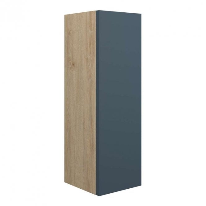 Dove Bathrooms Blake 200mm Slim Base Unit - Matt Arley Blue (Oak Cabinet)