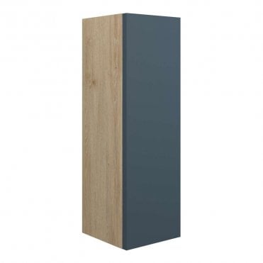Blake 200mm Slim Base Unit - Matt Arley Blue (Oak Cabinet)