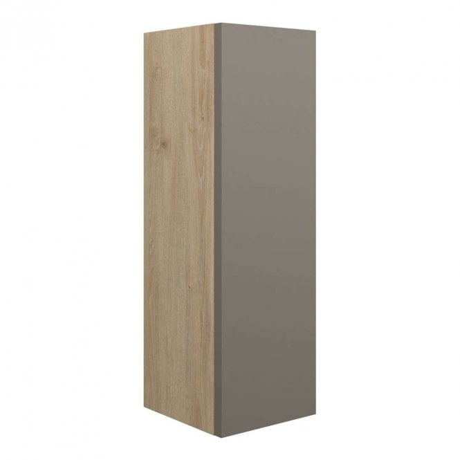 Dove Bathrooms Blake 200mm Slim Base Unit - Matt Stone (Oak Cabinet)
