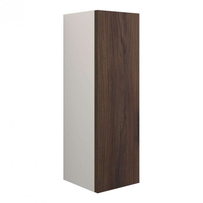 Dove Bathrooms Blake 200mm Slim Base Unit - Warm Walnut (Grey Cabinet)