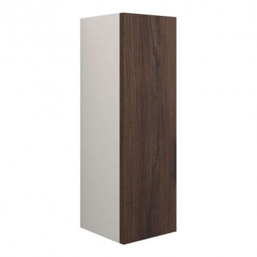 Blake 200mm Slim Base Unit - Warm Walnut (Grey Cabinet)