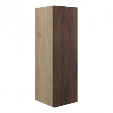 Blake 200mm Slim Base Unit - Warm Walnut (Oak Cabinet)