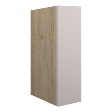 Blake 200mm Standard Toilet Roll Unit - Matt Dove Grey (Oak Cabinet)
