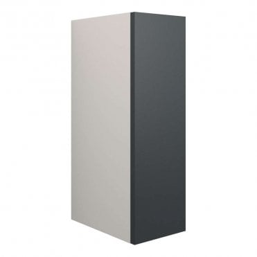 Blake 200mm Standard Toilet Roll Unit - Matt Graphite Grey (Grey Cabinet)