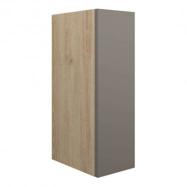 Blake 200mm Standard Toilet Roll Unit - Matt Stone (Oak Cabinet)
