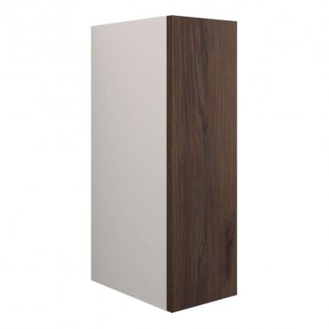Blake 200mm Standard Toilet Roll Unit - Warm Walnut (Grey Cabinet)