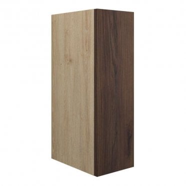 Blake 200mm Standard Toilet Roll Unit - Warm Walnut (Oak Cabinet)