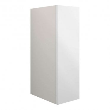 Blake 200mm Standard Toilet Roll Unit - White Gloss (Grey Cabinet)