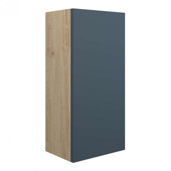 Dove Bathrooms Blake 300mm Slim Base Unit - Matt Arley Blue (Oak Cabinet)