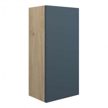 Blake 300mm Slim Base Unit - Matt Arley Blue (Oak Cabinet)