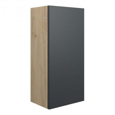 Blake 300mm Slim Base Unit - Matt Graphite Grey (Oak Cabinet)