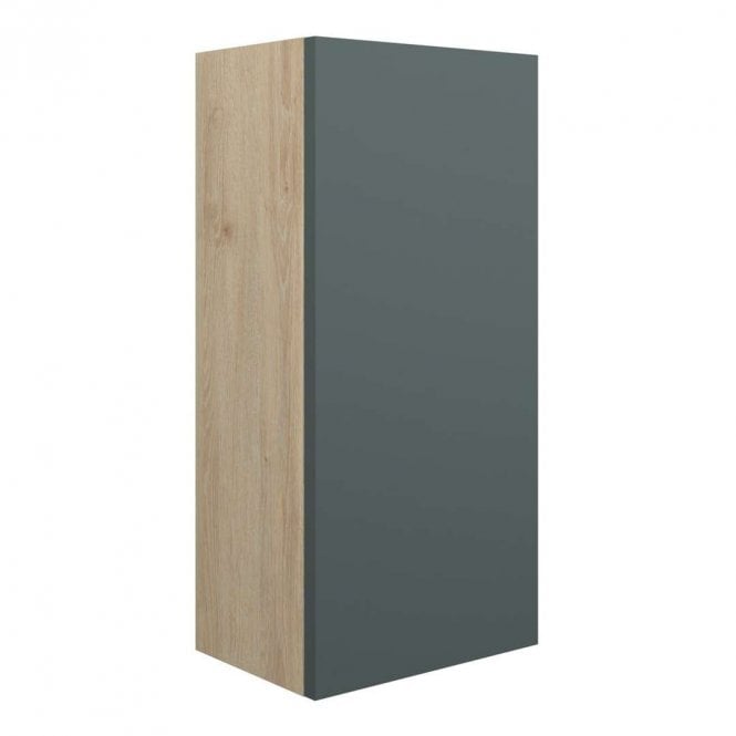 Dove Bathrooms Blake 300mm Slim Base Unit - Matt Green (Oak Cabinet)