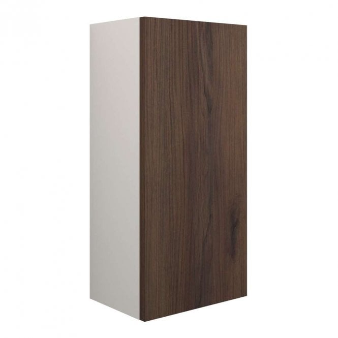 Dove Bathrooms Blake 300mm Slim Base Unit - Warm Walnut (Grey Cabinet)