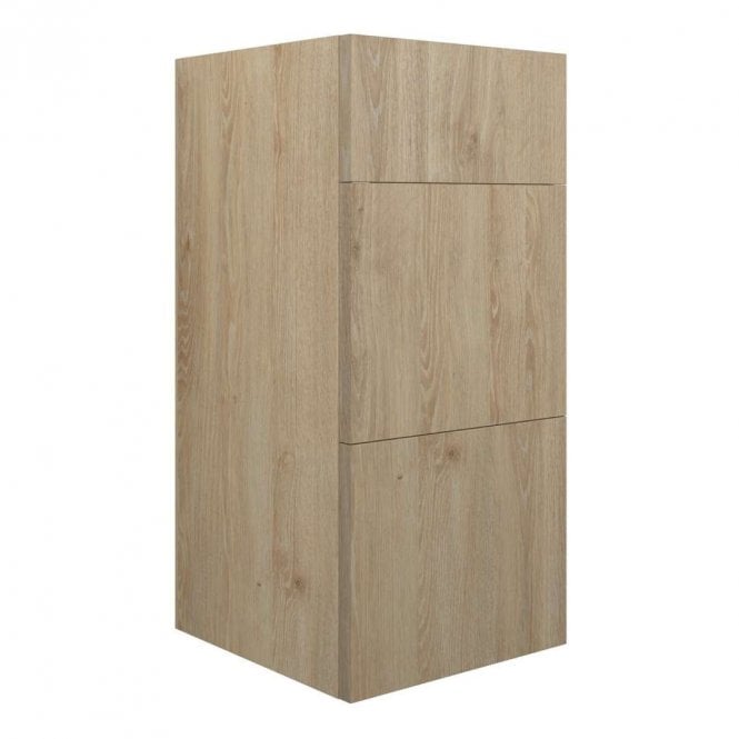 Dove Bathrooms Blake 300mm Standard 3 Drawer Unit - Havana Oak (Oak Cabinet)