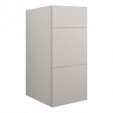Blake 300mm Standard 3 Drawer Unit - Matt Dove Grey (Grey Cabinet)