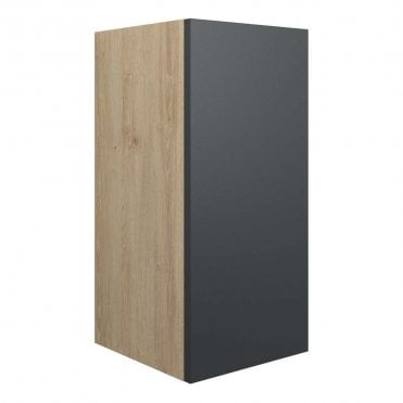 Blake 300mm Standard Base Unit - Matt Graphite Grey (Oak Cabinet)